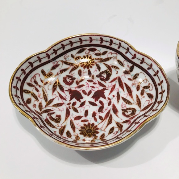 Antique Fischer & Mieg Royal Vienna Style Raspberry Floral Tea Cup Saucer - Picture 5 of 11